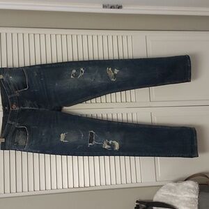 Distressed LTB Blue Jeans